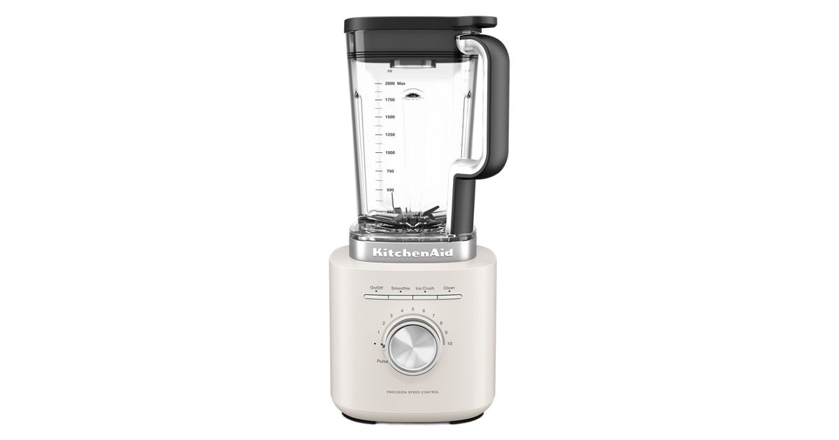 Pure Power Blender with 68 oz Plastic Jar - Porcelain White