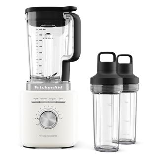 KitchenAid® Pure Power Blender w/ 2 Personal Blending Jars in Porcelain White, KSB2078PL