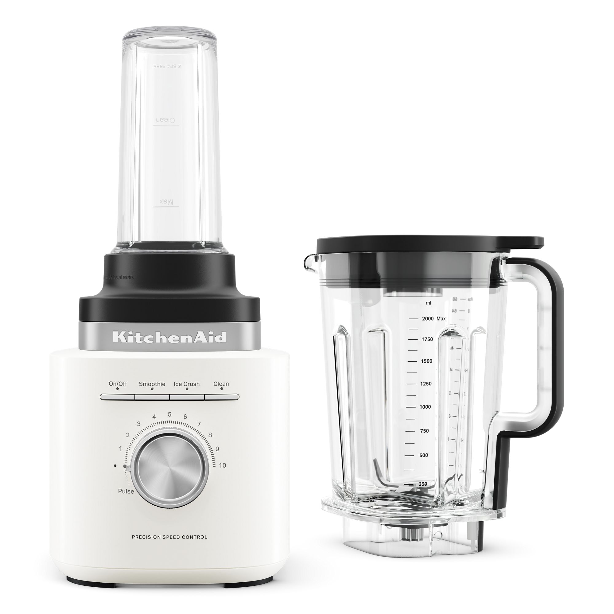 KitchenAid® Pure Power Blender with Personal Blending Jar - Porcelain White