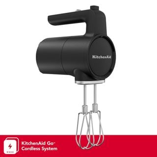 KitchenAid Go„¢ Cordless Hand Mixer - Battery Sold Separately in Black, KHMR700BM