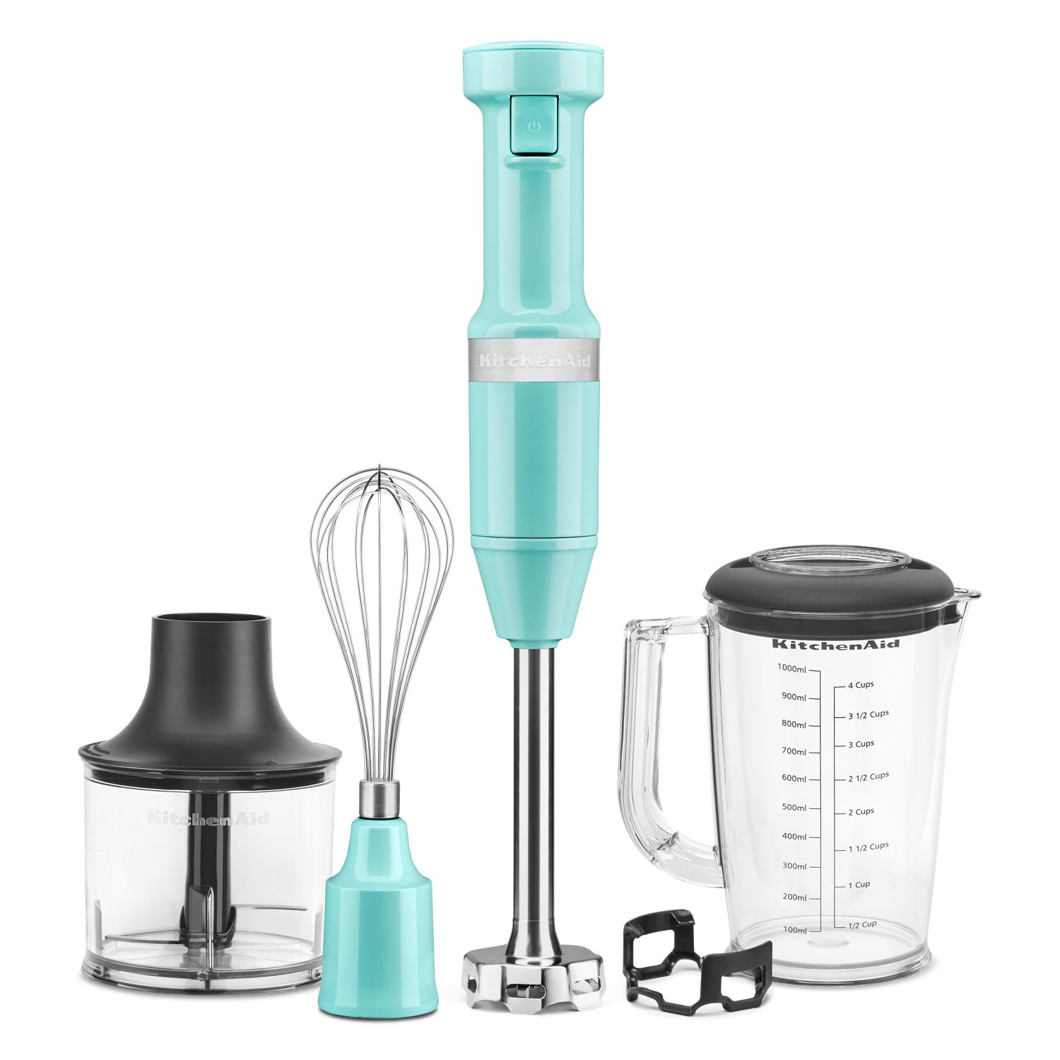 KitchenAid® Variable Speed Corded Hand Blender w/ Accessories in Blue, KHBV83AQ