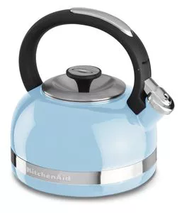  KitchenAid 2.0-Quart Full Handle and Trim Band Stovetop Kettle,  2 Qt, Cameo Blue: Home & Kitchen