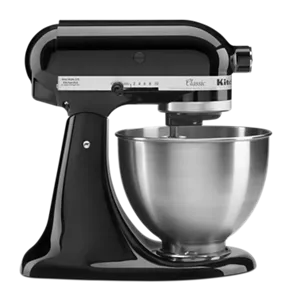 KitchenAid Classic Series 4.5 Quart Tilt-Head Stand Mixer Onyx Black