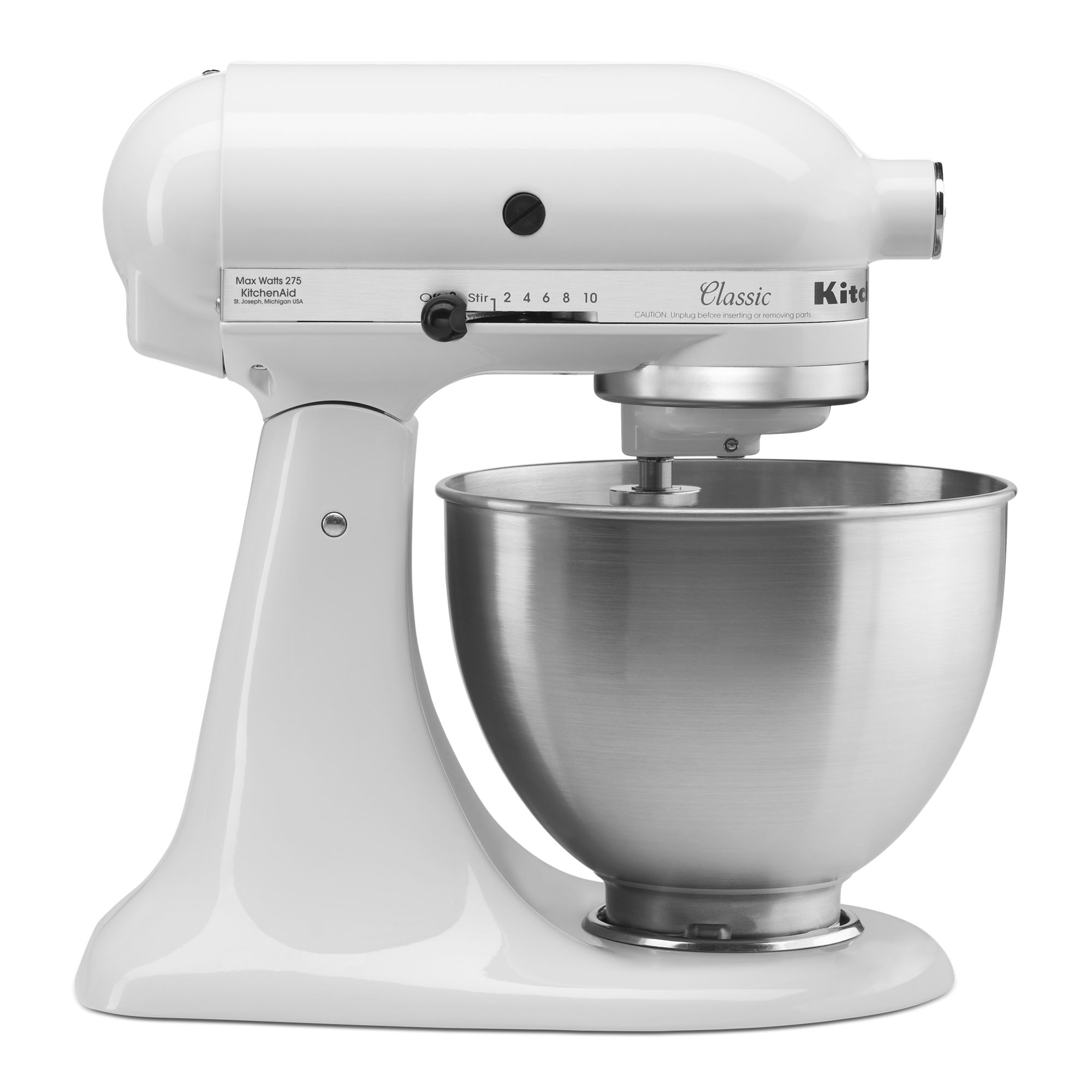 Classic™ Series 4.5 Quart Tilt-Head Stand Mixer - White