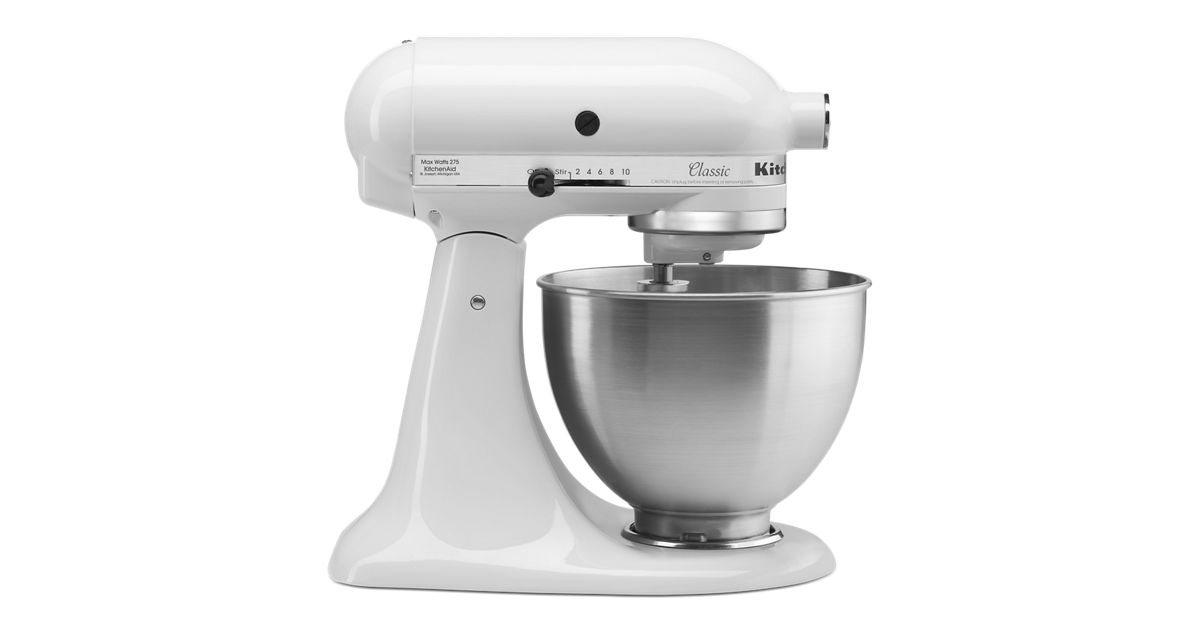 Classic™ Series 4.5 Quart Tilt-Head Stand Mixer - White
