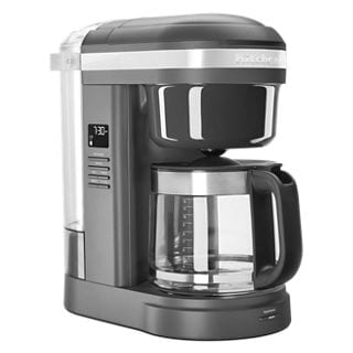 KitchenAid® 12 Cup Drip Coffee Maker w/ Spiral Showerhead in Grey, KCM1208DG