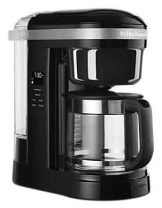 12 Cup Drip Coffee Maker with Spiral Showerhead Onyx Black