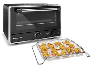 KitchenAid Digital Countertop Air Fry Oven Black Matte New Open