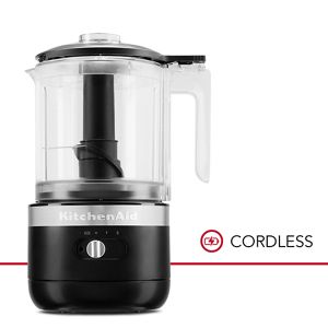 Cordless 5 Cup Food Chopper Black Matte KFCB519BM