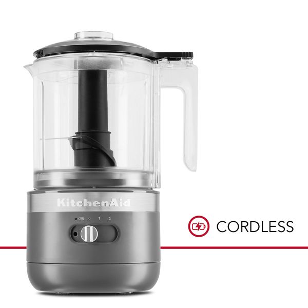 Cordless 5 Cup Food Chopper Matte Charcoal Grey KFCB519DG