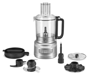 KitchenAid KFP0921CU 9-Cup Food Processor, Silver