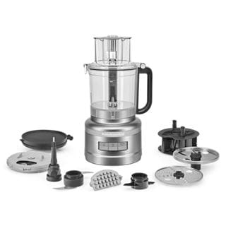 KitchenAid® 13-Cup Food Processor w/ Dicing Kit in Silver, KFP1319CU