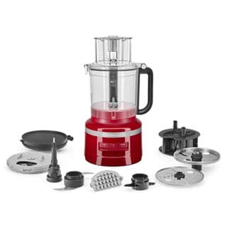 KitchenAid® 13-Cup Food Processor w/ Dicing Kit in Red, KFP1319ER