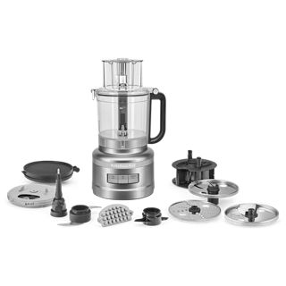 KitchenAid&reg; 13-Cup Food Processor w/ French Fry Disc & Dicing Kit in Silver, KFP1320CU