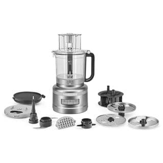 KitchenAid® 13-Cup Food Processor w/ French Fry Disc & Dicing Kit in Silver, KFP1320CU