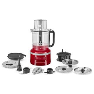 KitchenAid® 13-Cup Food Processor w/ French Fry Disc & Dicing Kit in Red, KFP1320ER