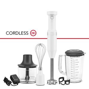 Wand Cordless Immersion Blender, Hand Blender with Charging Dock