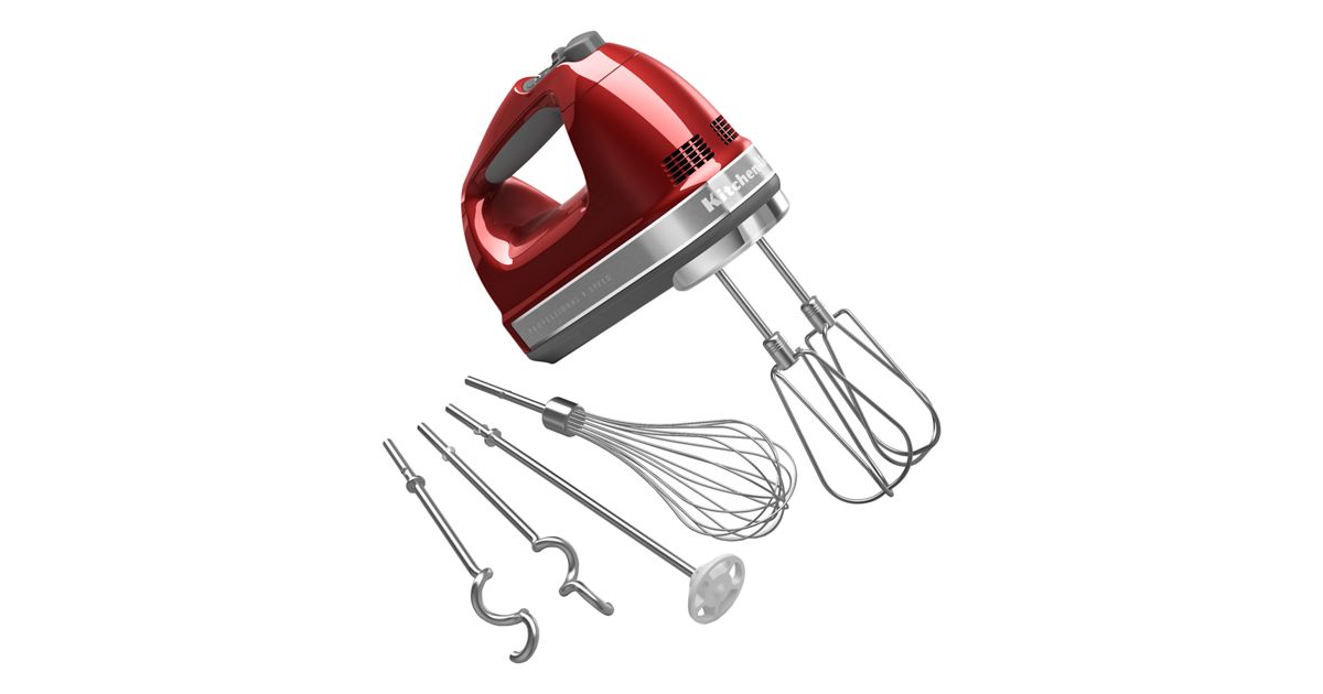 9-Speed Hand Mixer - Candy Apple Red | KitchenAid US