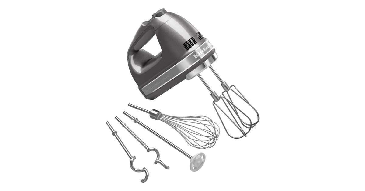 9-Speed Hand Mixer - Medallion Silver | KitchenAid US