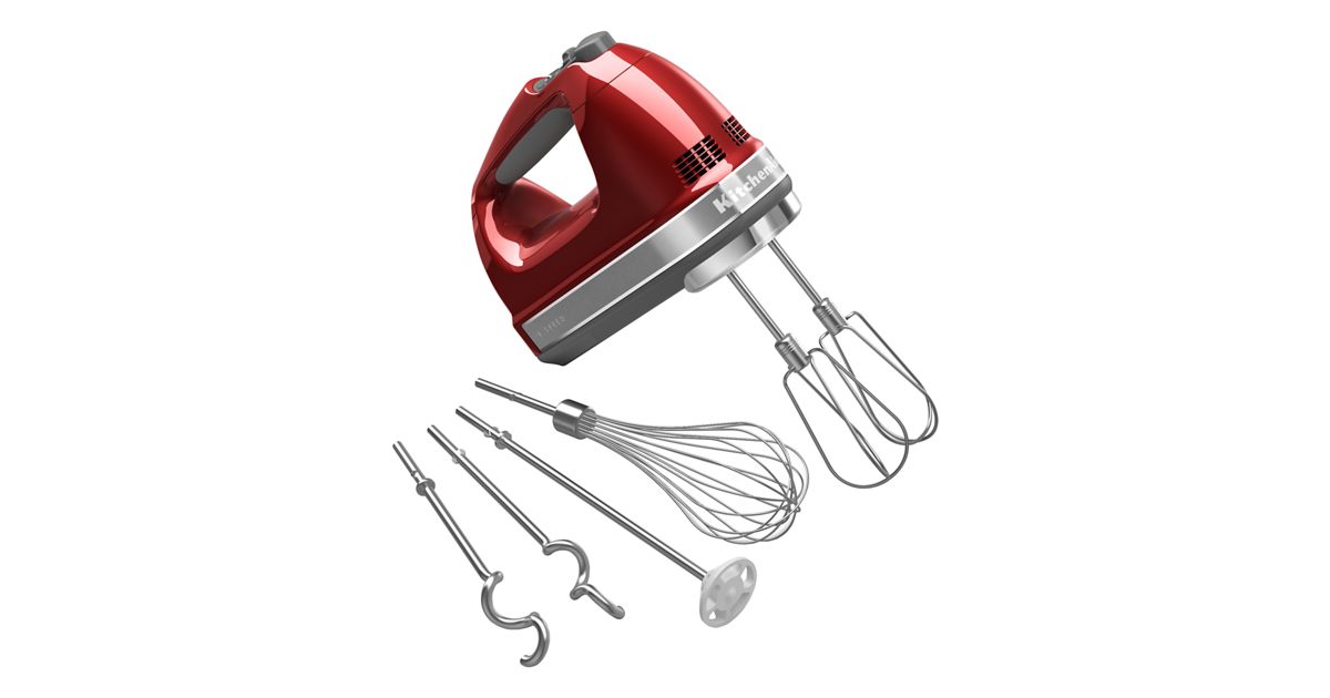9-Speed Hand Mixer - Candy Apple Red | KitchenAid US