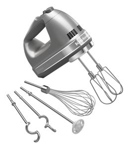 KitchenAid Silver 9-Speed Electric Hand Mixer + Reviews