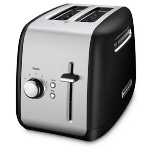 KitchenAid 4-Slice Matte Black Long Slot Toaster with High-Lift Lever  KMT5115BM - The Home Depot