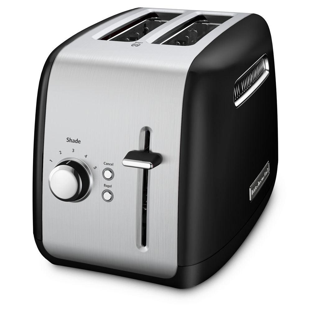 2-Slice Toaster with manual lift lever