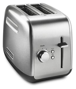 2-Slice Toaster with manual lift lever Brushed Stainless Steel KMT2115SX KitchenAid