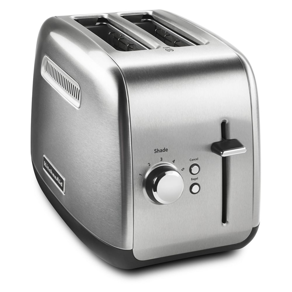 2-Slice Toaster with manual lift lever