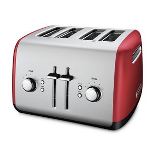 KitchenAid® 4-Slice Toaster w/ Manual High-Lift Lever in Red, KMT4115ER
