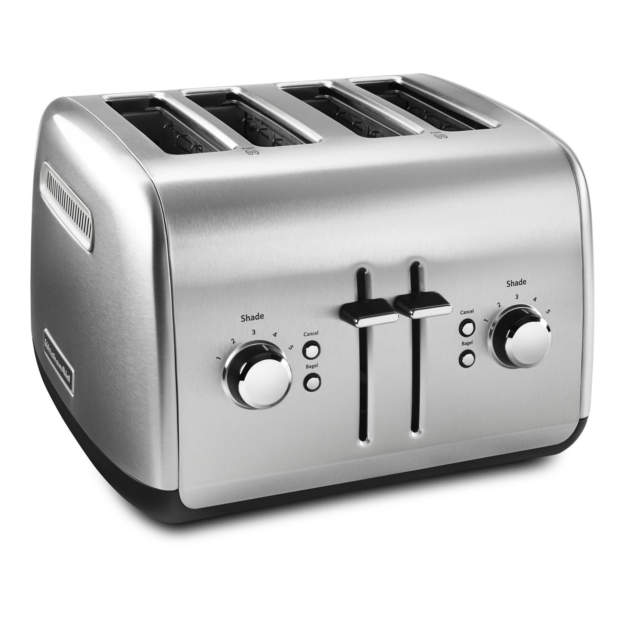 4-Slice Toaster with Manual High-Lift Lever - Brushed Stainless Steel