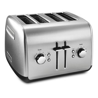KitchenAid® 4-Slice Toaster w/ Manual High-Lift Lever in Steel, KMT4115SX