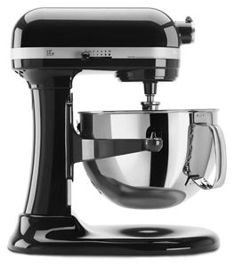 KitchenAid Pro 600 Series Onyx Black 6-Quart Bowl-Lift Stand Mixer