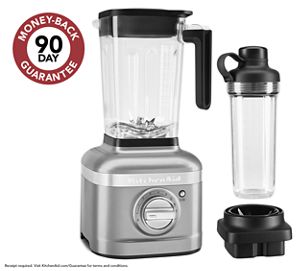 K400 Variable Speed Blender with Personal Blender Jar Contour Silver  KSB4031CU