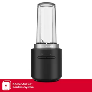 KitchenAid Go™ Cordless Personal Blender - battery included Black Matte  KSBR256BM