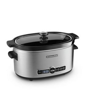 Crock-pot Crock-Pot - Cook & Carry Programmable 6-Quart Slow Cooker - Matte  Black