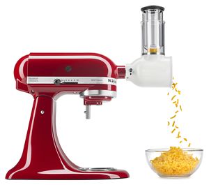 Value Bundle Artisan® Series 5 Quart Tilt-Head Stand Mixer with Fresh Prep  Slicer/Shredder Attachment