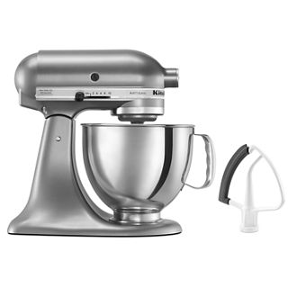 KitchenAid® Value Bundle Artisan® Series 5 Quart Tilt-Head Stand Mixer w/ Flex Edge Beater in Silver, KSM150FECU