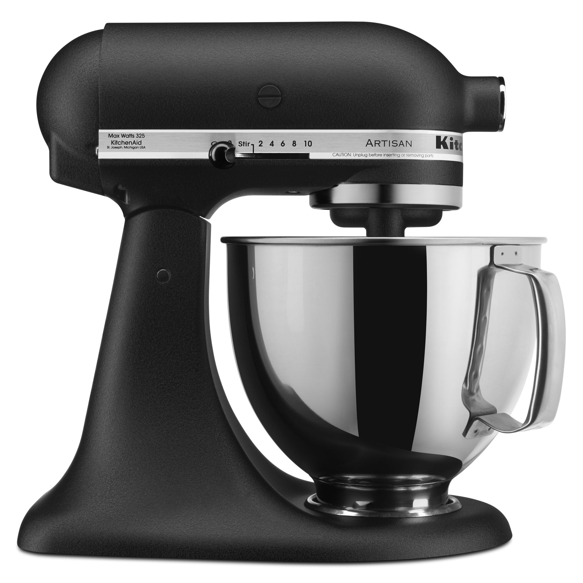 Artisan® Series 5 Quart Tilt-Head Stand Mixer - Cast Iron Black