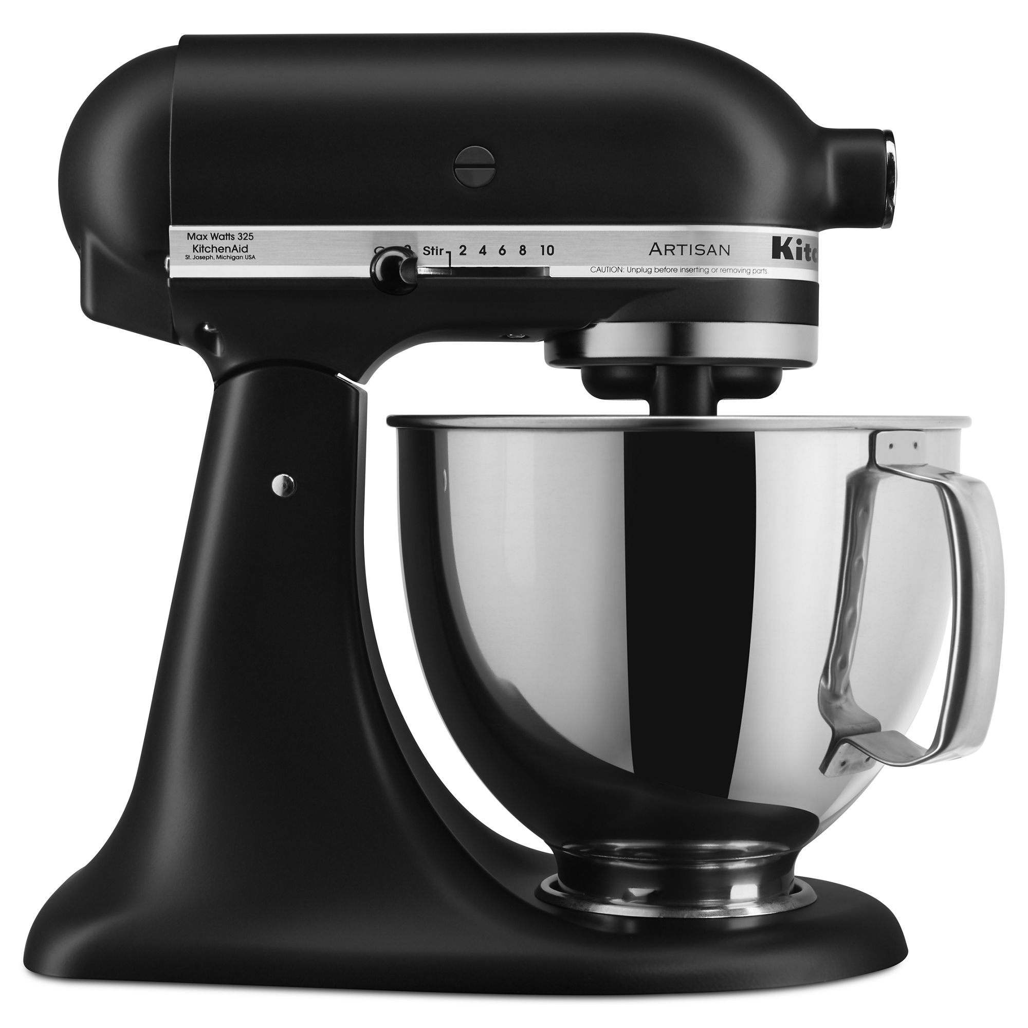Artisan® Series 5 Quart Tilt-Head Stand Mixer - Black Matte