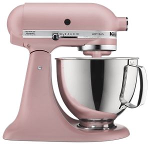 Matte Dried Rose Artisan Series 5 Quart Tilt Head Stand Mixer Ksm150psdr Kitchenaid