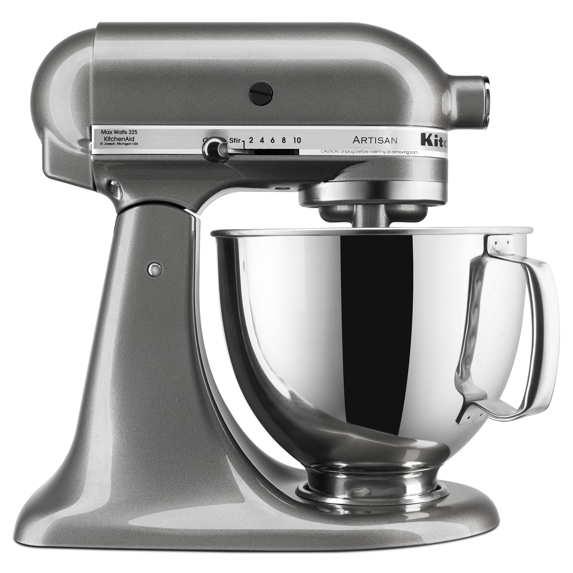 Artisan® Series 5 Quart Tilt-Head Stand Mixer - Medallion Silver