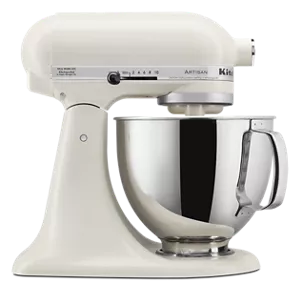 NEW KitchenAid Mixer White 5QT + 12 cup glass mixer bowl with lid -  household items - by owner - housewares sale 