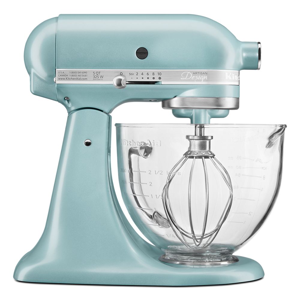 Artisan® Design Series 5 Quart Tilt-Head Stand Mixer with Glass Bowl