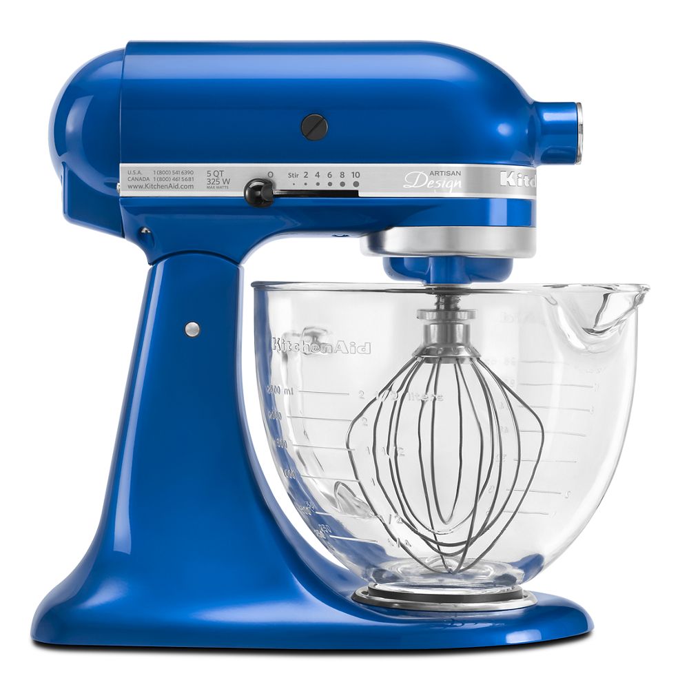 Artisan® Design Series 5 Quart Tilt-Head Stand Mixer with Glass Bowl