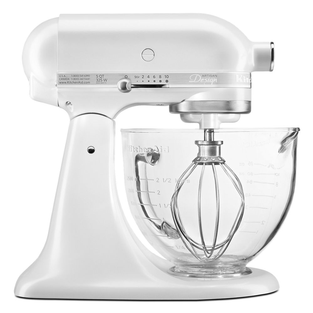 Artisan® Design Series 5 Quart Tilt-Head Stand Mixer with Glass Bowl