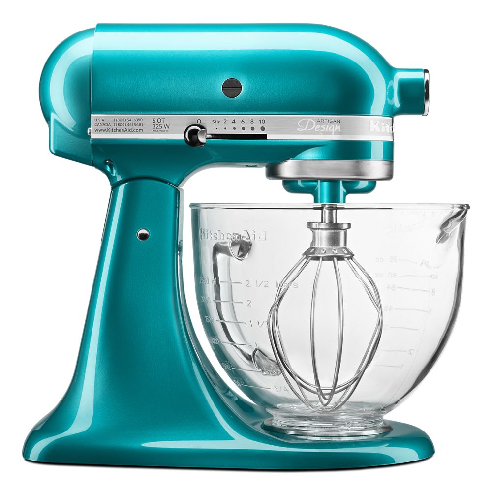 Artisan® Design Series 5 Quart Tilt-Head Stand Mixer with Glass Bowl