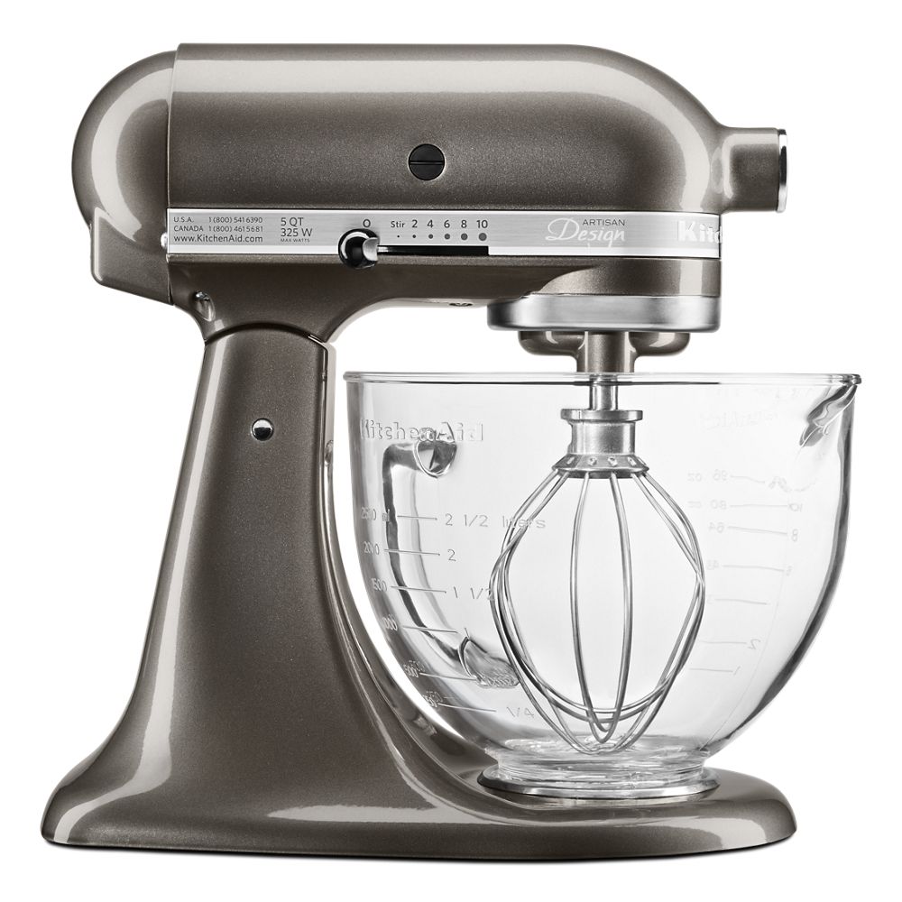 Artisan® Design Series 5 Quart Tilt-Head Stand Mixer with Glass Bowl