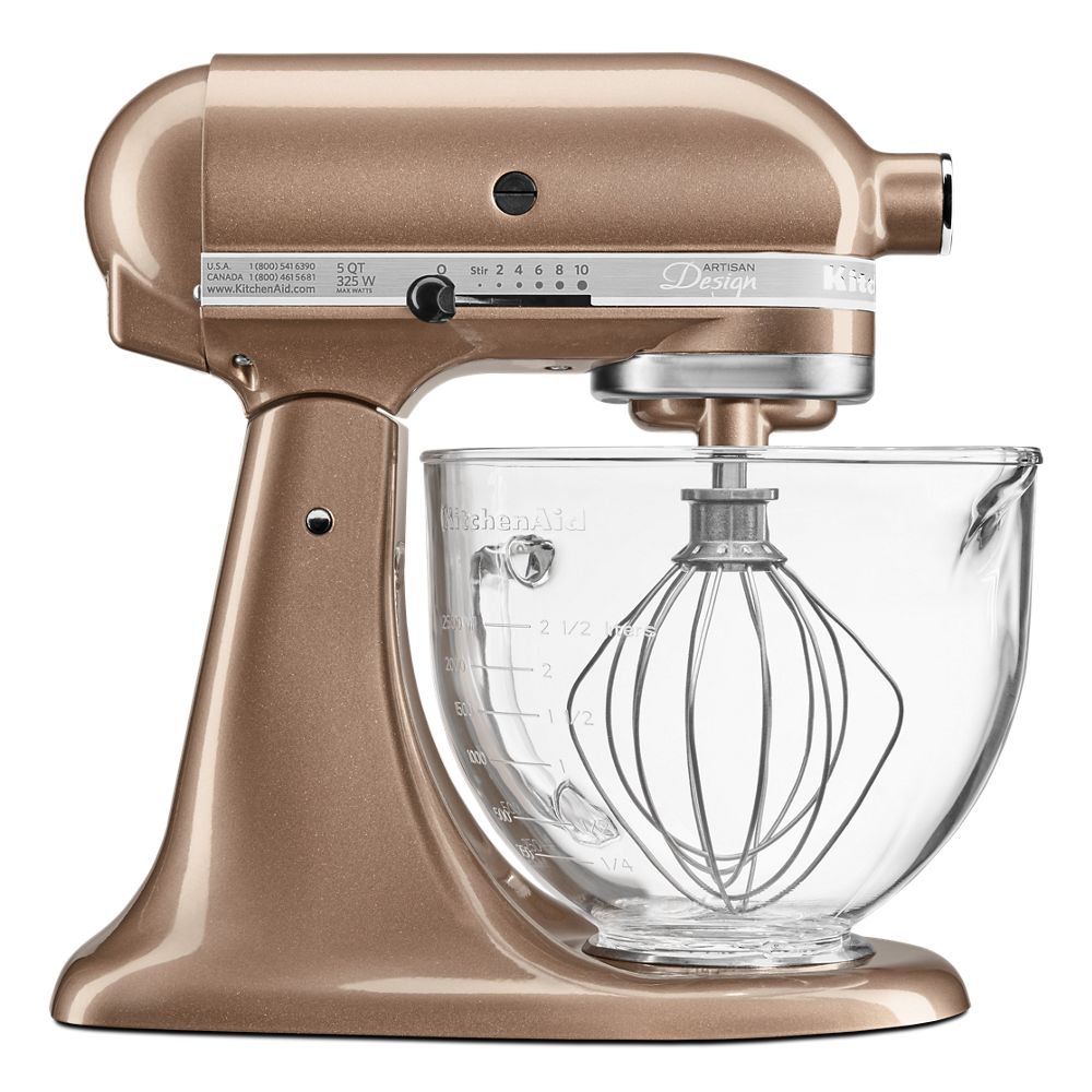 Artisan® Design Series 5 Quart Tilt-Head Stand Mixer with Glass Bowl