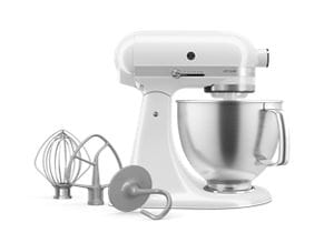 kitchenaid artisan white on white